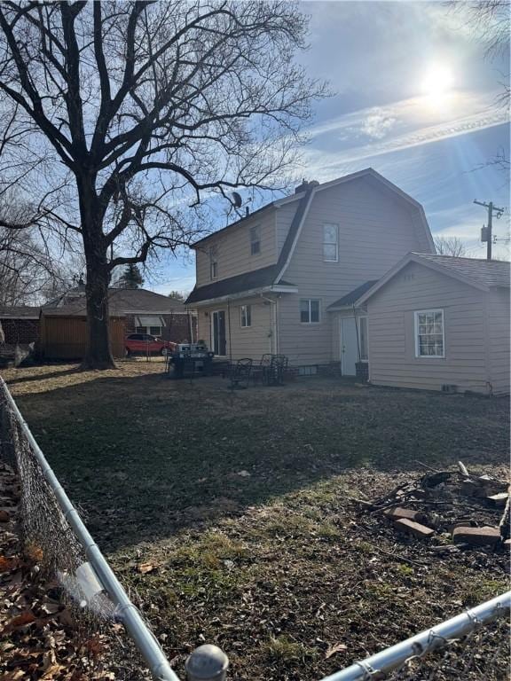 view of rear view of property