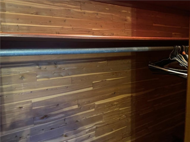 details with wood walls