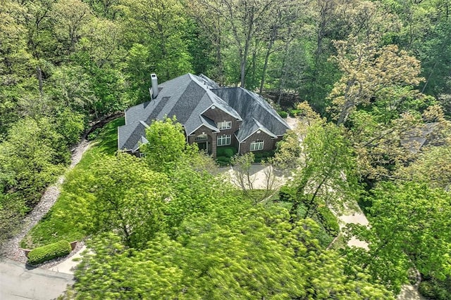 4140 S Lake Ct, Decatur, IL 62521 - drone / aerial view featuring a view of trees