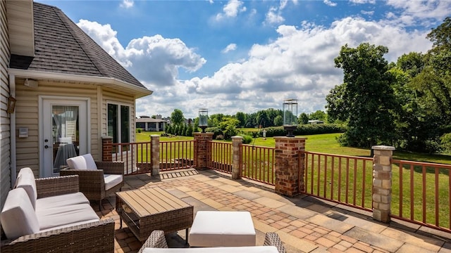 11107 E Cambridge Ln, Effingham, IL 62401 - view of patio / terrace