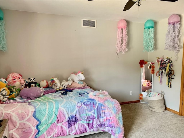 15690 E 1100th Ave, Effingham, IL 62401 - bedroom featuring carpet flooring and a ceiling fan