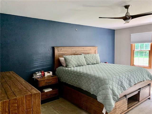 15690 E 1100th Ave, Effingham, IL 62401 - bedroom featuring carpet floors and ceiling fan