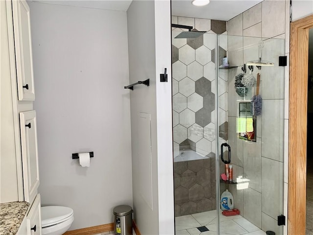 15690 E 1100th Ave, Effingham, IL 62401 - full bath featuring a stall shower and tile patterned flooring
