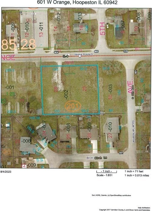 601 Orange St, Hoopeston IL, 60942 land for sale