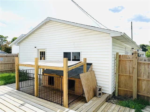 403 S 2nd Ave, Hoopeston, IL 60942 - view of wooden terrace