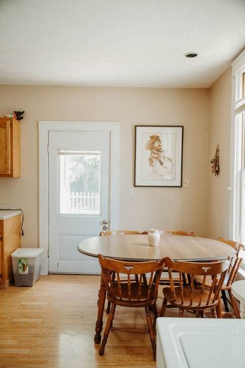 403 Maple St, Marshall, IL 62441 - dining room featuring light wood finished floors