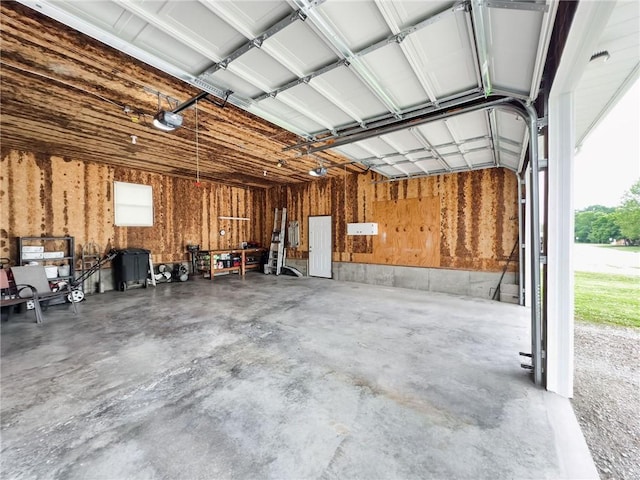 106 N Jefferson St, Greenup, IL 62428 - garage with a garage door opener
