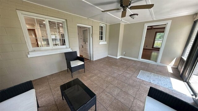 3728 N Lake Blvd, Danville, IL 61832 - view of unfurnished sunroom