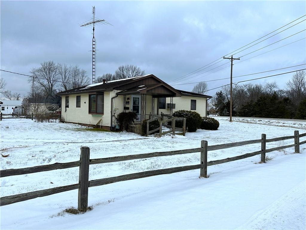 view of front of home