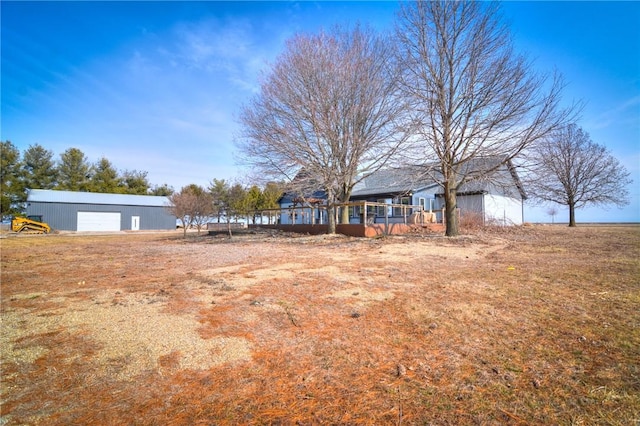 exterior space featuring an outbuilding