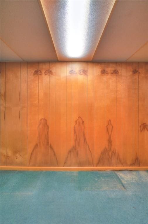 635 E N St, Warrensburg, IL 62573 - detailed view of wooden walls