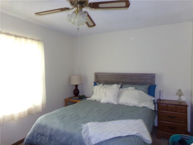 210 Kennedy Ave, Pana, IL 62557 - bedroom with a ceiling fan