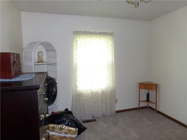 210 Kennedy Ave, Pana, IL 62557 - washroom featuring carpet flooring and baseboards