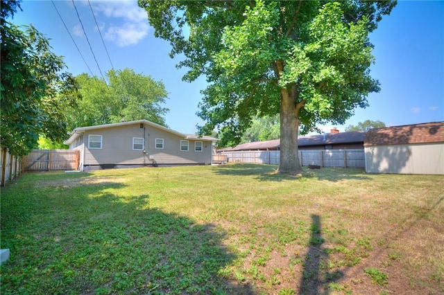 235 W Lawrence St, Illiopolis, IL 62539 - view of fenced backyard