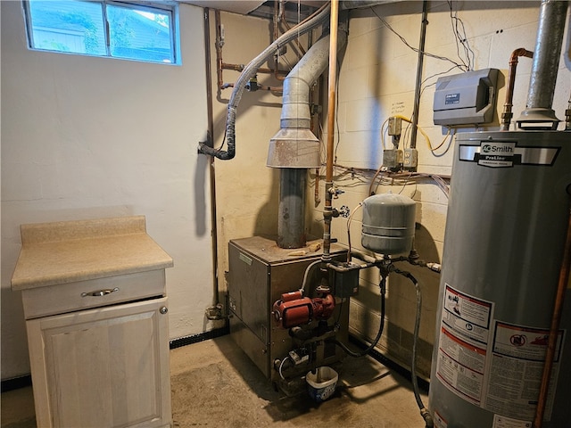 utilities with gas water heater