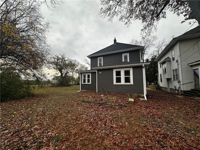 view of back of property