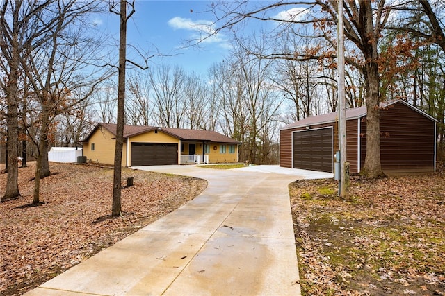 view of ranch-style home