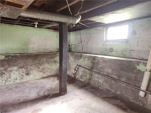 1102 3rd St, Lincoln, IL 62656 - view of basement