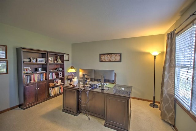 1008 Schroll Dr, Forsyth, IL 62535 - office with light colored carpet and healthy amount of natural light