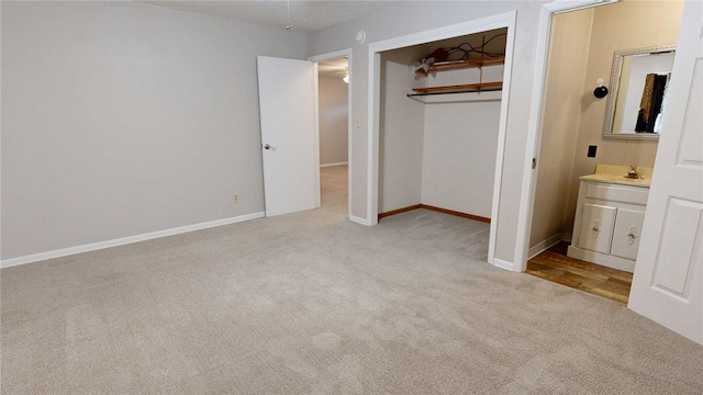 1720 27th St, Decatur, IL 62526 - unfurnished bedroom featuring carpet floors, a closet, and baseboards