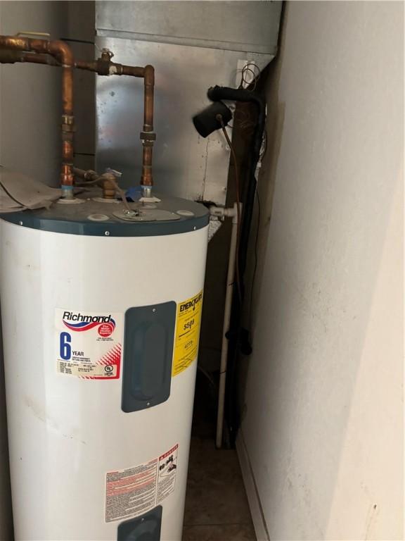 905 W Evergreen Ave, Effingham, IL 62401 - utilities featuring electric water heater
