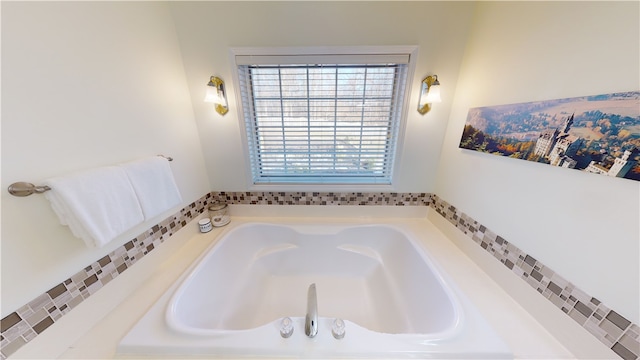 bathroom with a bathtub