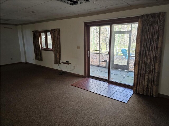 20746 E 400 N, Charleston, IL 61920 - unfurnished room featuring carpet, plenty of natural light, and baseboards