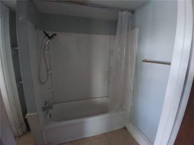 172 Broadway St, Shelbyville, IL 62565 - bathroom with tile patterned flooring and shower / bath combo