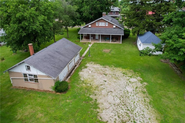 104 E N St, Ridgefarm, IL 61870 - aerial view of property and surrounding area