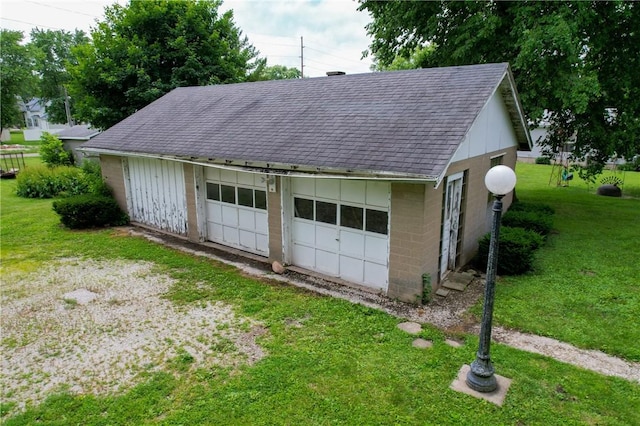 104 E N St, Ridgefarm, IL 61870 - view of detached garage