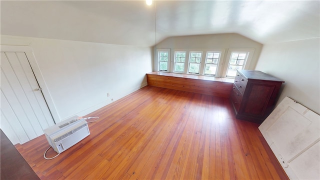 104 E N St, Ridgefarm, IL 61870 - bonus room featuring vaulted ceiling and hardwood / wood-style flooring