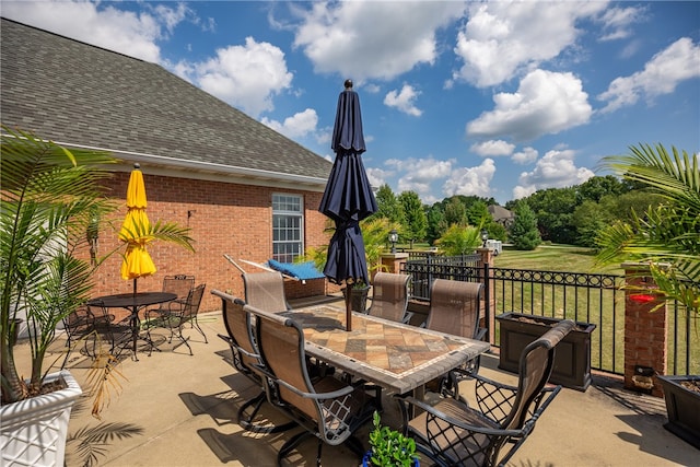 view of patio / terrace