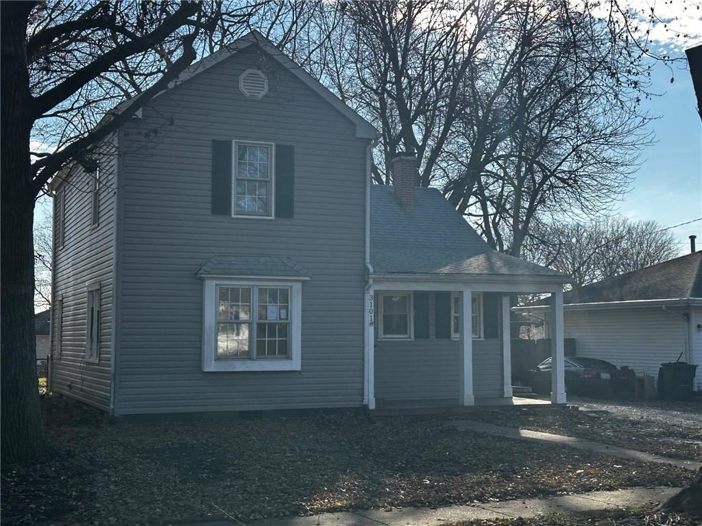 view of back of property