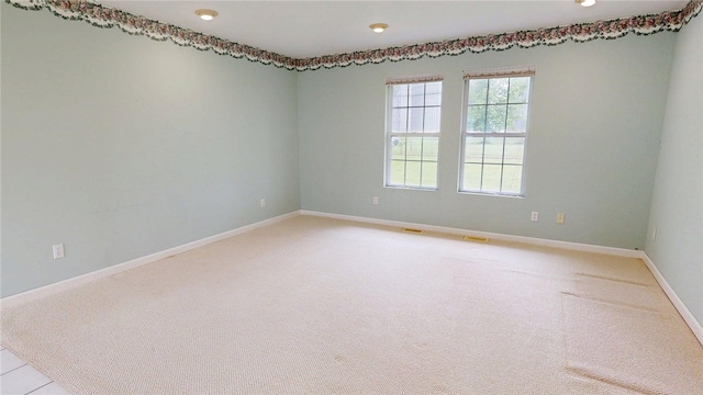 313 Shimp St, Cerro Gordo Township, IL 61855 - spare room with light carpet and baseboards