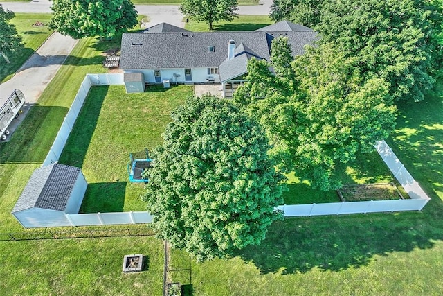 7950 Lehman Rd, Decatur, IL 62521 - view from above of property