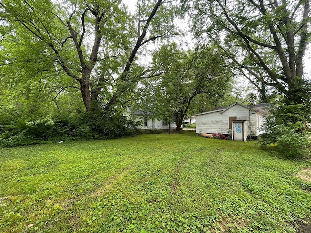 view of yard