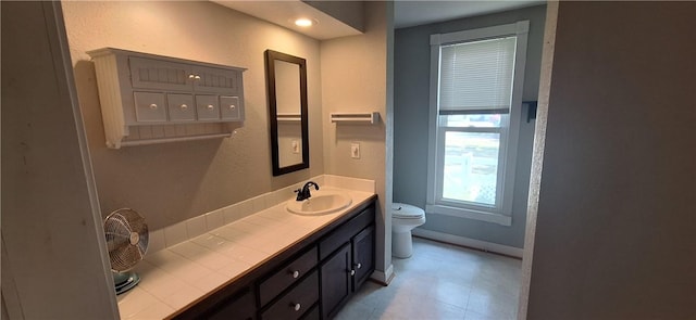 406 S Gray St, Sidell, IL 61876 - bathroom with vanity and recessed lighting