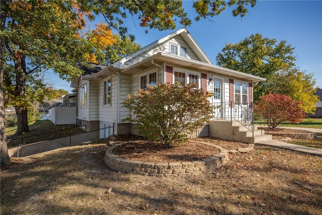 view of front of property