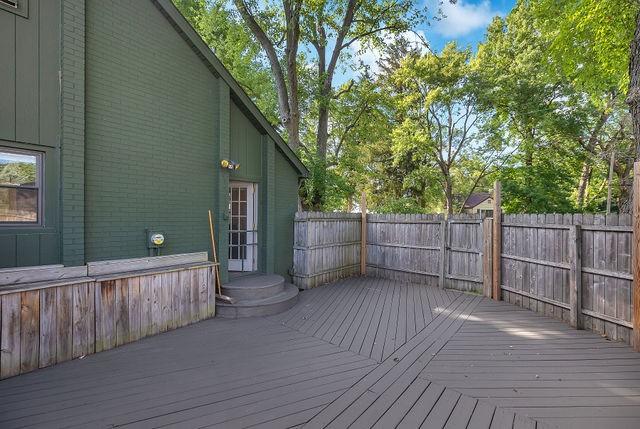 4170 N Taylor Ave, Decatur, IL 62526 - deck featuring a fenced backyard