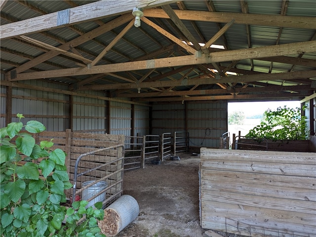 view of stable