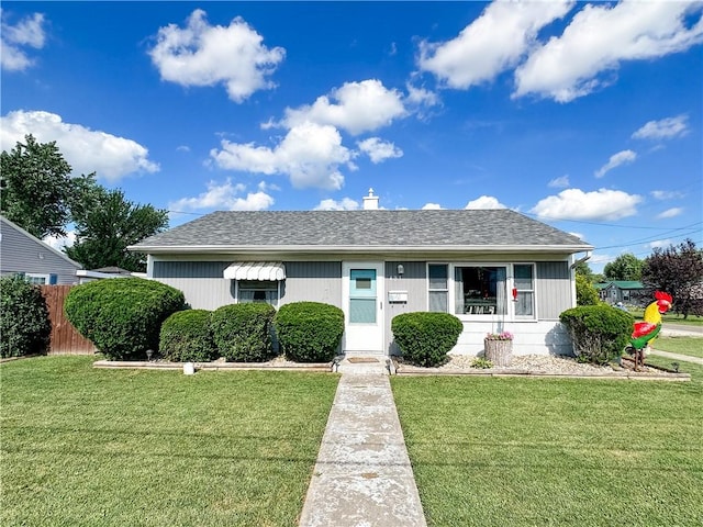 421 S 8th St, Marshall, IL 62441 - view of front of home with a chimney and a shingled roof