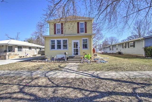 view of front of home featuring driveway