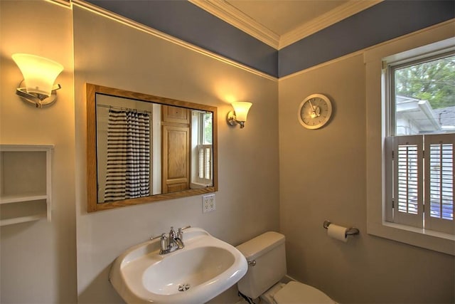 236 N Dennis Ave, Decatur, IL 62522 - bathroom featuring a sink and ornamental molding