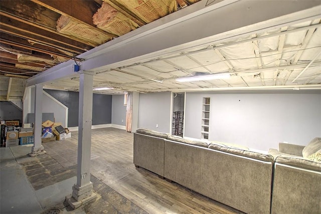 236 N Dennis Ave, Decatur, IL 62522 - finished basement with wood finished floors