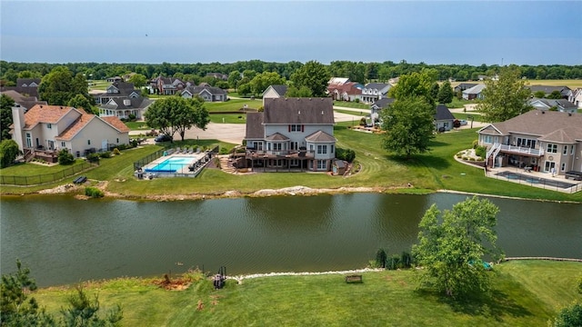 11154 E Ravenwood Ct, Effingham, IL 62401 - aerial perspective of suburban area featuring a nearby body of water