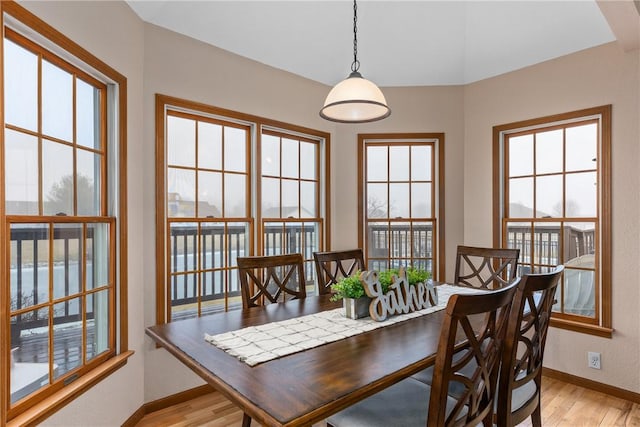 11154 E Ravenwood Ct, Effingham, IL 62401 - dining area with light wood-type flooring and healthy amount of natural light
