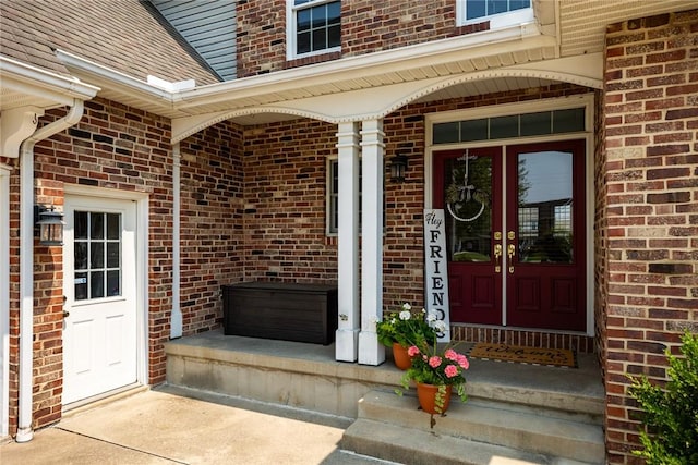 11154 E Ravenwood Ct, Effingham, IL 62401 - property entrance featuring brick siding and covered porch