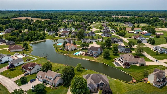 11154 E Ravenwood Ct, Effingham, IL 62401 - aerial view of residential area with a nearby body of water