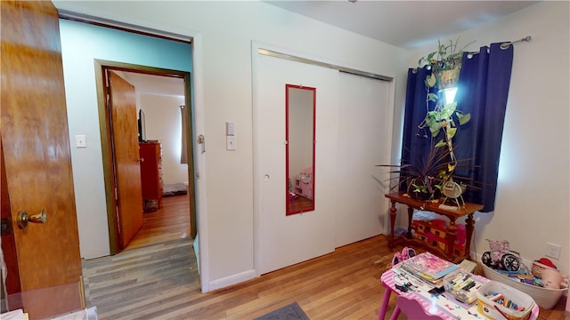 714 Parras St, Danville, IL 61832 - corridor featuring wood finished floors