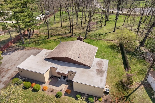aerial view of property and surrounding area